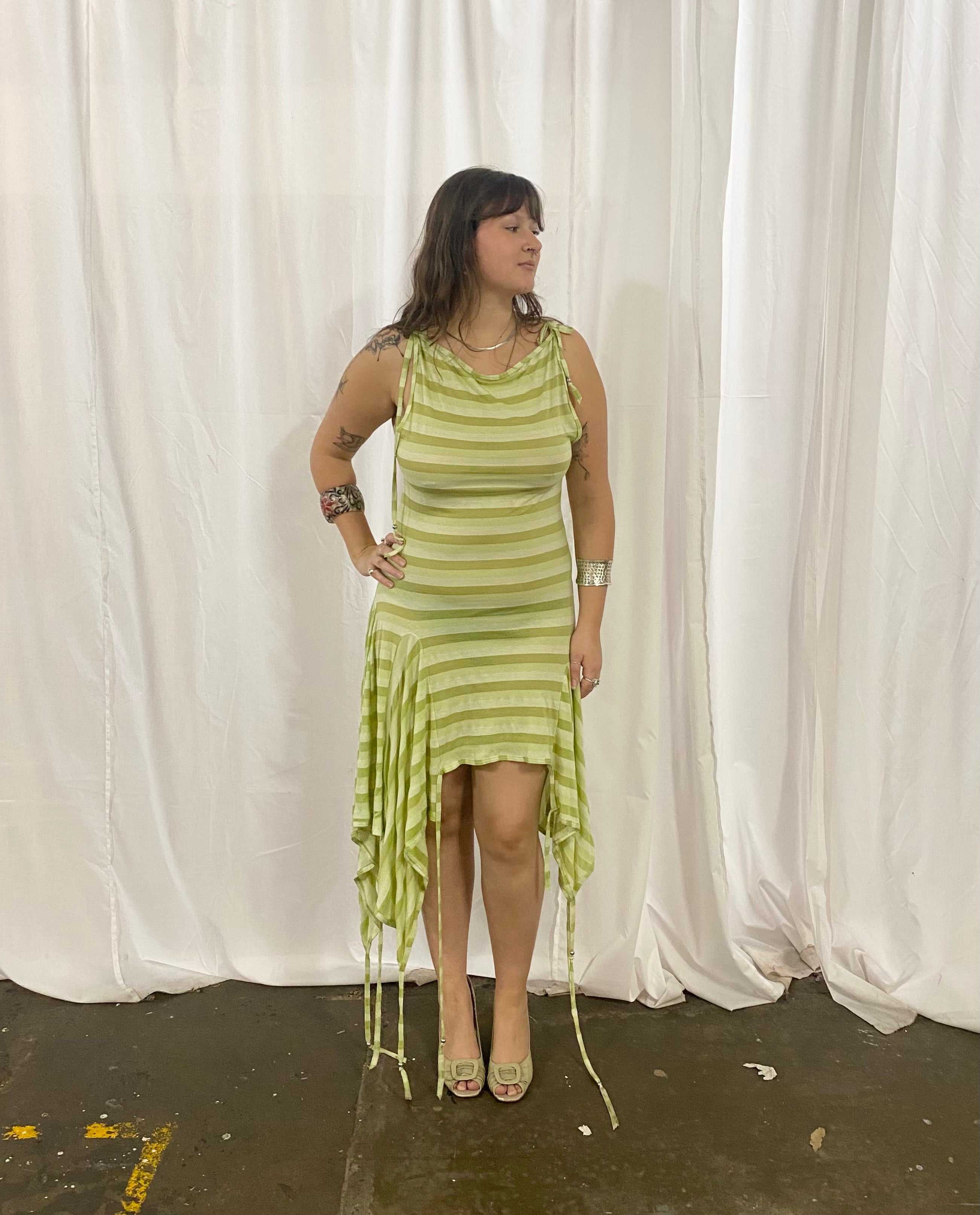 Stripe Princess Dress