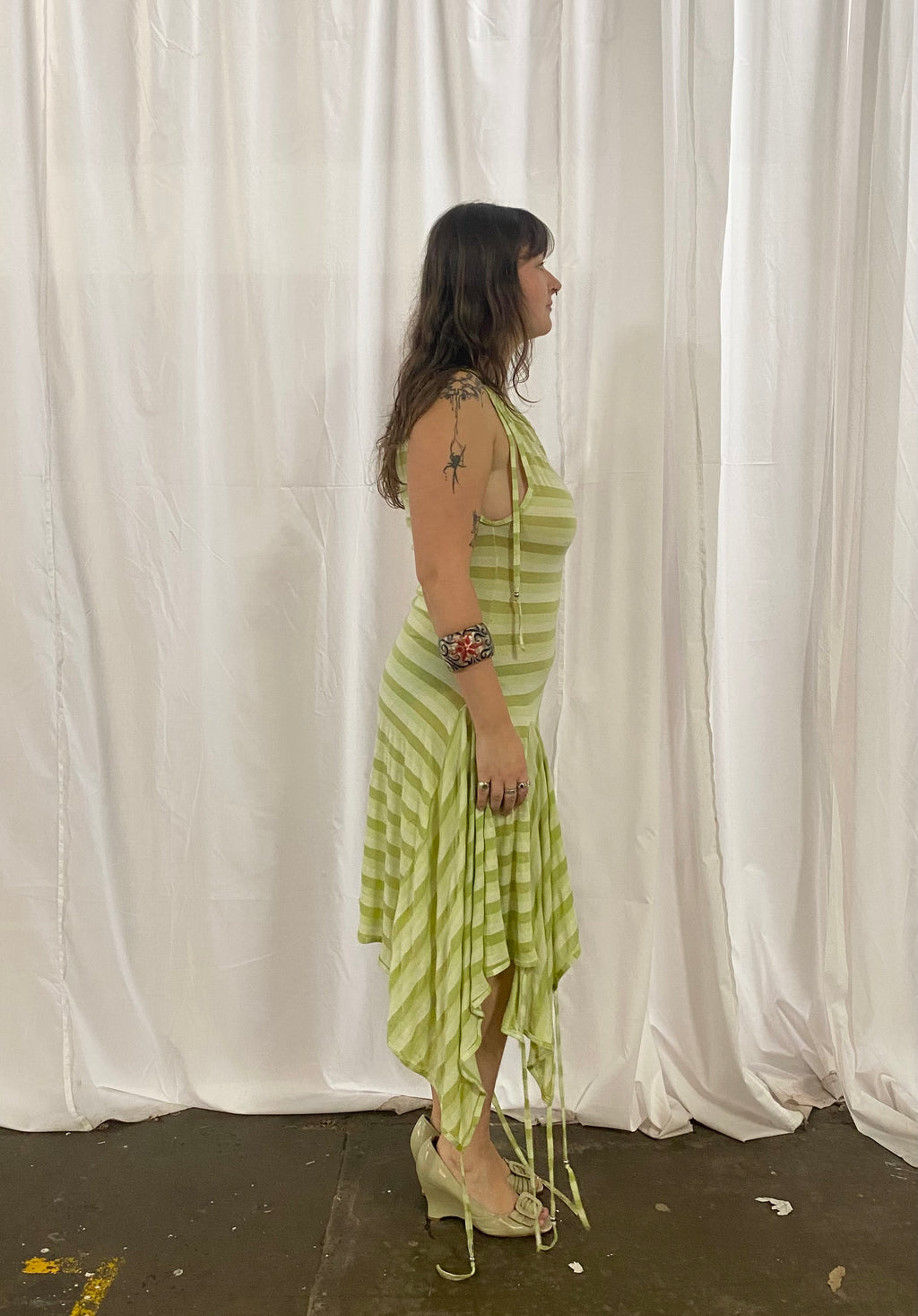 Stripe Princess Dress