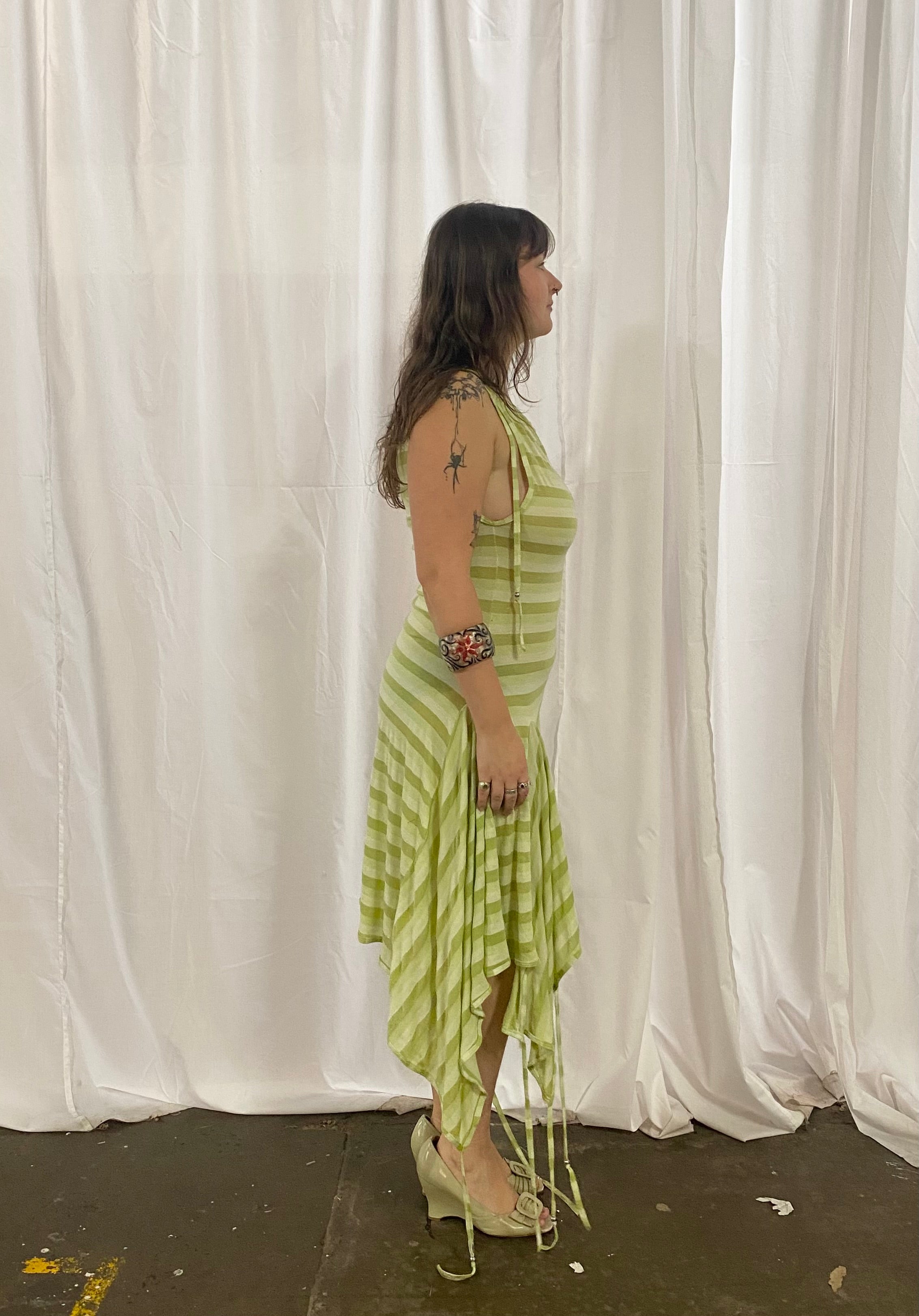 Stripe Princess Dress