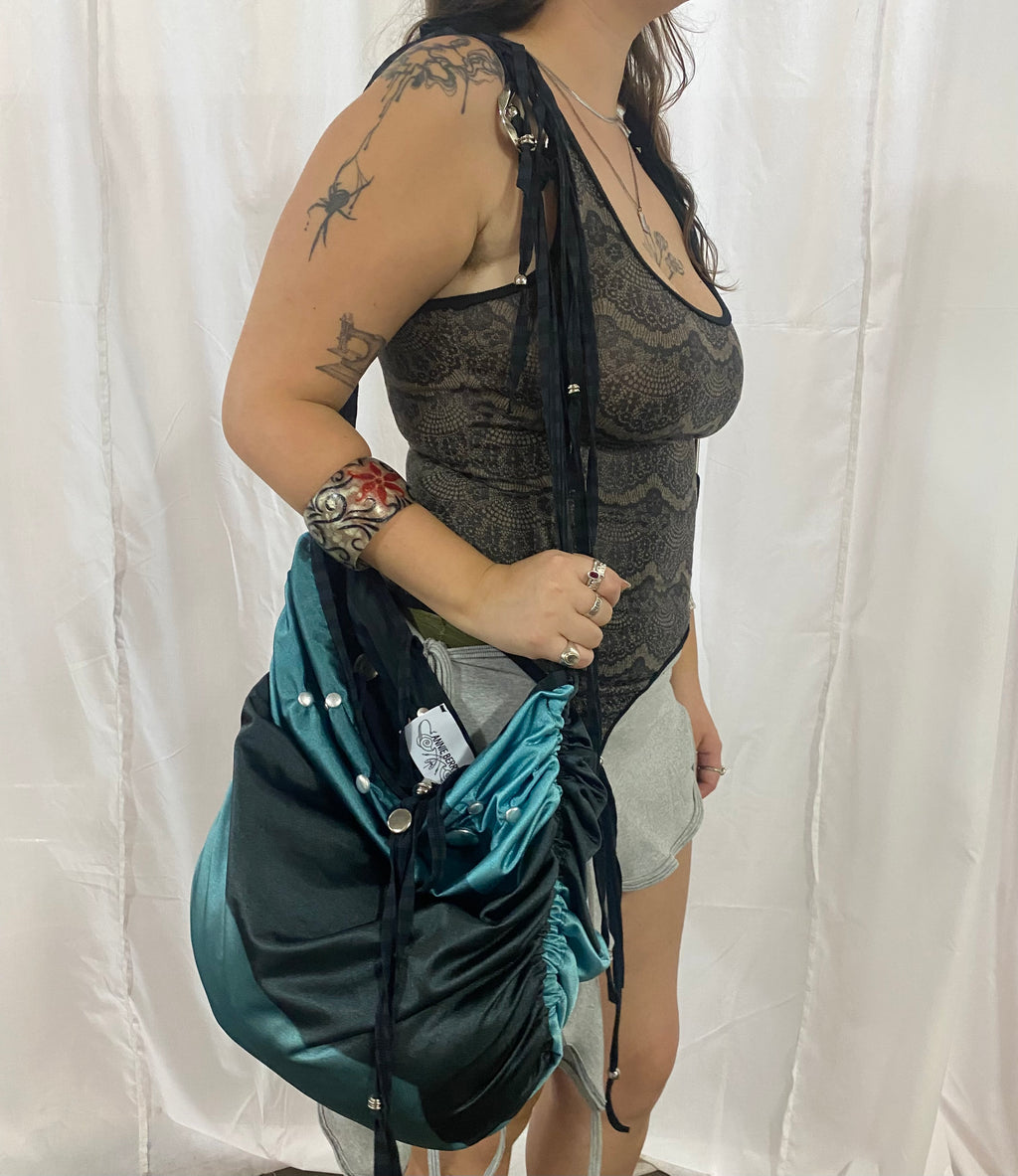 Teal Motorbike Bag