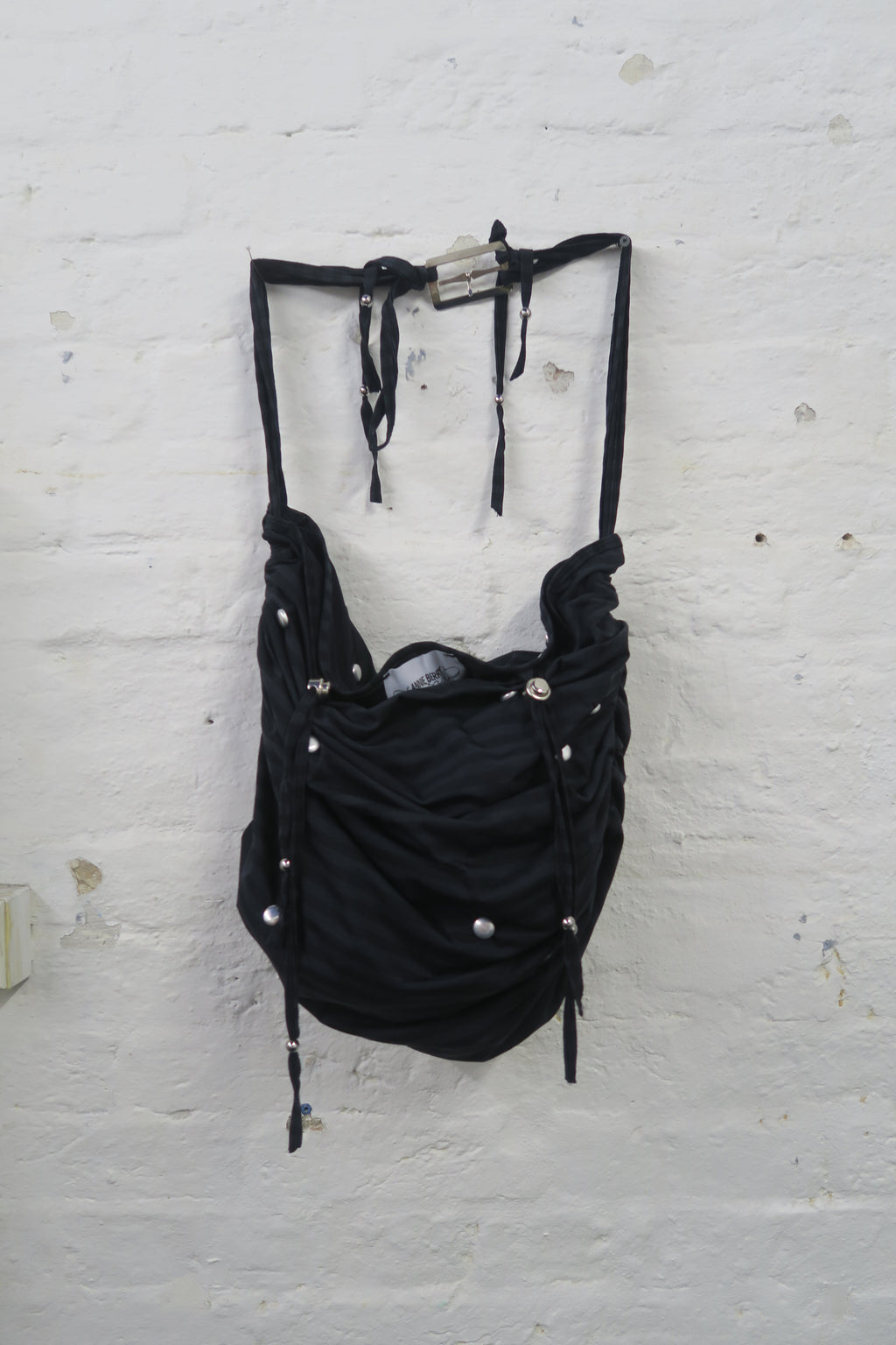 Black Stripe Motorbike Bag