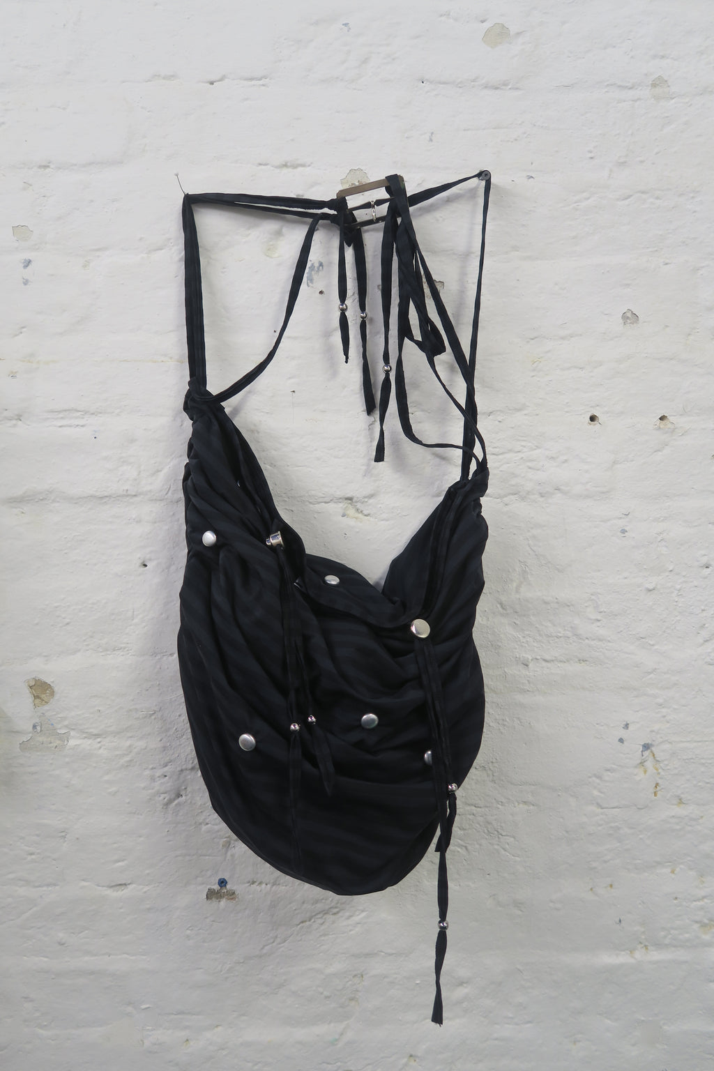 Black Stripe Motorbike Bag